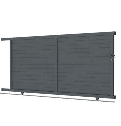Portail coulissant aluminium sur mesure Cholet