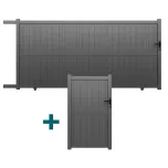 Pack portail et portillon alu Districlos
