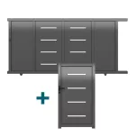 Pack portail et portillon alu Districlos