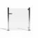 Portillon Verre Ht 1m15 - Passage 1m