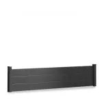 Kit Clôture aluminium Flex lames pleines à sceller Ht 0m515