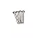 Lot de 4 vis pour platine inox Ness