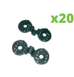 Clips de fixation Brise Vue - sachet de 20 pièces