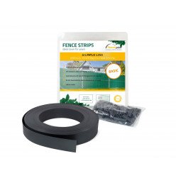 Kit de lamelles à tresser en PVC pour brise-vue