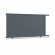 Portail Coulissant ALU Bordeaux passage 3m50 ou 4m00 - Ht 1m70 - Gris