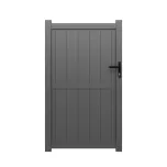Portillon ALU Nice passage 1m - Ht 1m70 - Gris