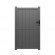 Portillon ALU Nice passage 1m00 - Ht 1m70 - Gris