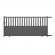 Portail Coulissant ALU Valence passage 3m50 ou 4m00 - Ht 1m60 - Gris